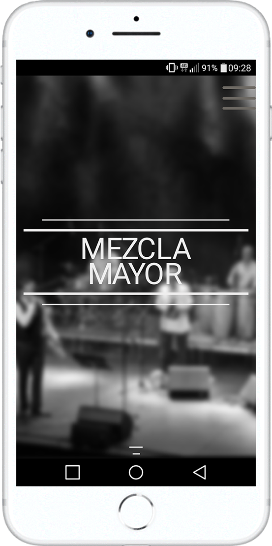 mochup Mezcla Mayor dans Iphone par Léon Moffat